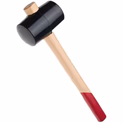 Marteau en caoutchouc - PICARD - 3007560119 - Manche en frêne - 1000 g - Multicolore