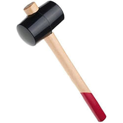 Marteau en caoutchouc - PICARD - 3007560119 - Manche en frêne - 1000 g - Multicolore