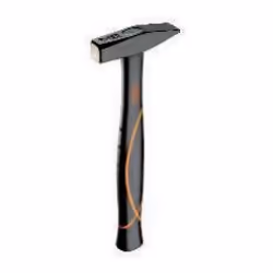 PICARD 0032700-0200, Marteau à tête arrondie, Acier, Fibre de verre, Noir, Orange, 200 g