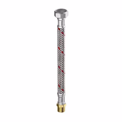 Flamco tuyau armé Meiflex M4325.1134.100 pour Chauffage salle de bain / climat avec tresse inox et doublure EPDM connexions f ...