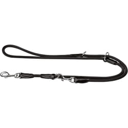 Hunter Training leash Freestyle 2 m Noir Nylon Chien Laisse éducative