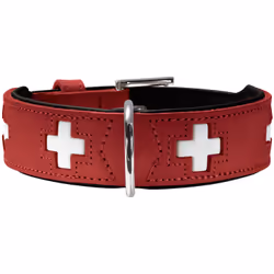 Hunter 42048, Chien, Collier standard, Noir, Rouge, Cuir, Monochromatique, XS-S