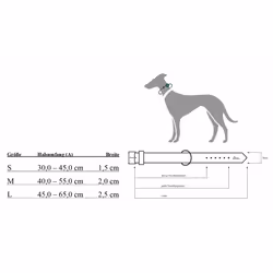 Hunter Collier pour Chien Alu-Strong Noir Taille S (30-45 cm)