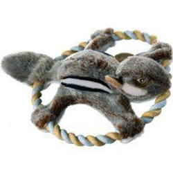 Hunter Jouet pour chien en peluche Wildlife Train Avec corde Écureuil (30 cm)