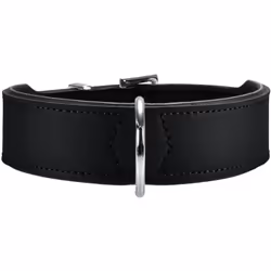 Hunter 46962 collier pour chiens et chats Noir Cuir M Chien Collier standard
