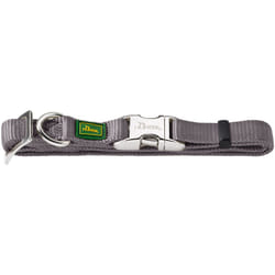 Hunter Vario Basic Alu-Strong Gris Nylon, Plastique Extra large Chien Collier standard