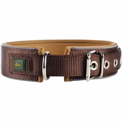Hunter Collier pour Chien Neoprene Reflect Marron