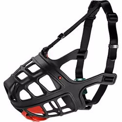 Hunter Muselière Albury Noir Taille 1 (45 cm) (21 cm) (5 cm)
