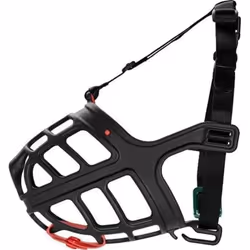 Hunter Muselière Albury Noir Taille 4 (7 cm) (33 cm) (69 cm)