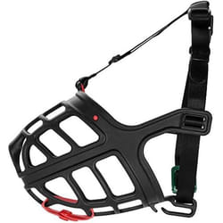 Hunter Muselière Albury Noir Taille 6 (43 cm) (85 cm) (10 cm)