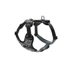 Hunter Harnais pour Chien Divo Réfléchissant Noir/Gris Taille S/M (52-68 cm)