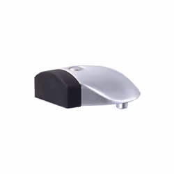aluminium avec butoir noir Ø 60 mm hauteur 20 mm Boulon de sécurité contre la torsion Autres caractéristiques techniques : Mo ...