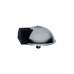 acier inoxydable avec butoir noir Ø 65 mm hauteur 22 mm avec boulon de sécurité contre la rotation avec cheville et vis Autre ...