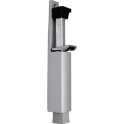 Arrêt de porte Deni 3837 0060 22 zamak argent laqué, course 60mm, montage sur porte - 3837 0060 22