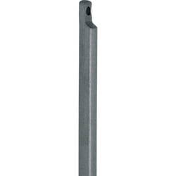 Deni - Crémone avec encoche, longueur 1250mm, épaisseur 10mm, sta galv. clair - 4110 1251 33