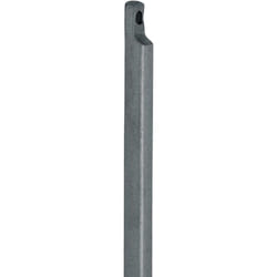 Crémone avec évidement, longueur 1250mm, épaisseur 13mm, sta galv. clair - 4113 1251 33 - Deni