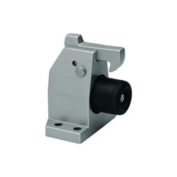 Arrêt de porte Deni 3871 0000 22 lm argent laqué.montage au sol - 3871 0000 22