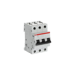 Disjoncteur ABB S203L 3P, 6A, pouvoir de coupure 6 kA ( Prix pour 1 )