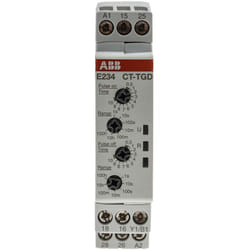 ABB - Relais temporisé 1SVR, 24 240 v ac, 24 48V c.c., Rail din, 2 contacts ( Prix pour 1 )