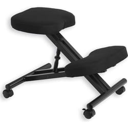 Tabouret ergonomique ROBERT noir/noir