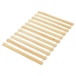 Sommier 70x140 cm en bois massif avec 11 lattes sans cadre pour lit enfant 1 place