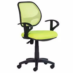 Chaise de bureau pour enfant COOL fauteuil pivotant et ergonomique avec accoudoirs siège à roulettes et hauteur réglable mesh