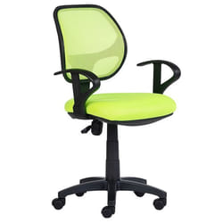 Chaise de bureau pour enfant COOL fauteuil pivotant et ergonomique avec accoudoirs siège à roulettes et hauteur réglable mesh