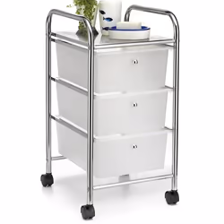 Caisson sur roulettes GINA 3 tiroirs plastiques
