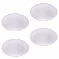 Lot de 4 coussins dassise JONITA pour chaises de salle à manger ou bureau galettes de chaise ou fauteuil rondes en feutre bla ...