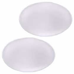 Lot de 2 coussins dassise JONITA pour chaises ou fauteuils de salle à manger ou bureau galettes de chaise rondes en feutre bl ...