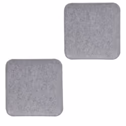 Lot de 2 coussins dassise ROMEO pour chaises ou fauteuils de salle à manger ou bureau galettes de chaise carrées en feutre gr ...