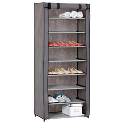 Meuble à chaussures en tissu TAMARA 8 tablettes