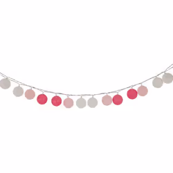 Guirlande LED AMICI à roses guirlande lumineuse dintérieur avec 20 boules
