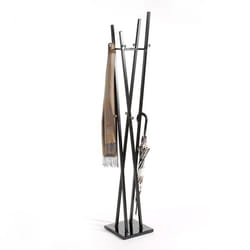 Porte-manteaux VITUS portant à vêtements design contemporain structure en métal laqué noir