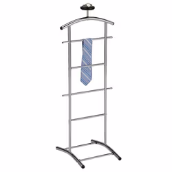 Valet de chambre ATRIX chevalet de nuit portant pour vêtements structure en métal chromé