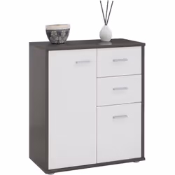 Description générale Le buffet Remy est un meuble moderne et fonctionnel, disponible en plusieurs coloris qui s'intégreront p ...