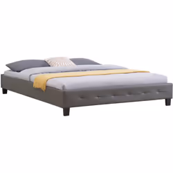 Description générale Le lit futon Gomera est un lit double queen size de 160 x 200 cm, idéal pour les espaces à plafond bas g ...