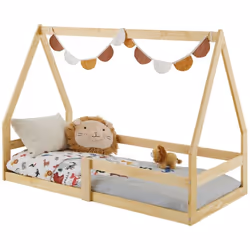 Le lit cabane Tami ... conç u dans un style Montessori, encourage l' autonomie tout en invitant au sommeil et à la cré ativit ...