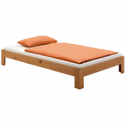 Le lit futon Thomas ... est idé al pour amé nager efficacement et à petit prix votre inté rieur. Son aspect bois naturel offr ...
