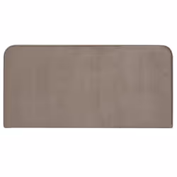 Tête de lit PILOV 140 En tissu rembourré Fixation murale Design arrondi moderne Pour lit 140 cm ou moins Grège