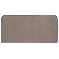 Tête de lit PILOV 140 En tissu rembourré Fixation murale Design arrondi moderne Pour lit 140 cm ou moins Grège