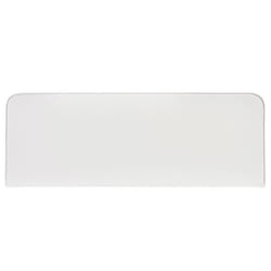 Tête de lit CELEST 160 Rembourrée Fixation murale Design arrondi moderne Pour lit 160 cm ou moins Blanc