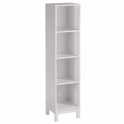 Etagère 4 casiers pin massif blanc