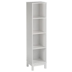 Etagère 4 casiers pin massif blanc