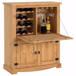 Description générale Le meuble bar à vin Tequila, avec son design authentique et rustique, apportera une touche de charme à v ...