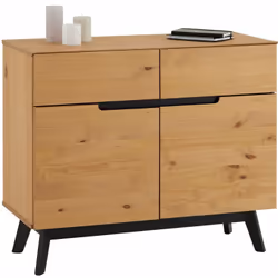 Le buffet Tibor ... suit la tendance actuelle des meubles au style scandinave. Les 2 tiroirs ainsi que l' espace derriè re le ...