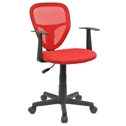 Chaise de bureau pour enfant STUDIO fauteuil pivotant et ergonomique avec accoudoirs siège à roulettes hauteur réglable mesh