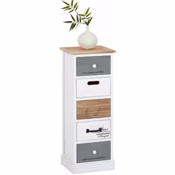 Le chiffonnier Salva ... ne passera pas inaperç u avec son style shabby chic rustique, où que vous le placiez dans votre inté ...