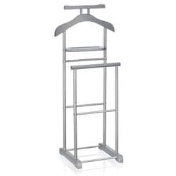 Idimex - Valet medina, double portant en métal gris