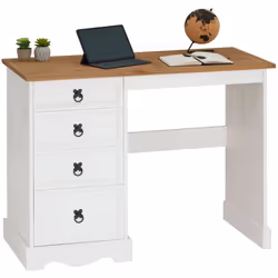 Le bureau en bois Campo embellira votre bureau et rendra vos heures de travail plus agré ables. Ce bureau pratique dispose d' ...